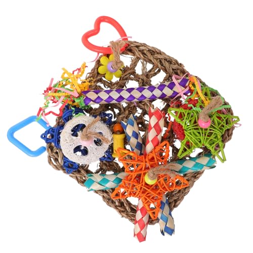 MAGICLULU Interessantes Papageienspielzeug Vogelkäfigspielzeug Papagei-hängespielzeug Vogel-papagei-Spielzeug Vogel-kauspielzeug Papagei-kauspielzeug von MAGICLULU