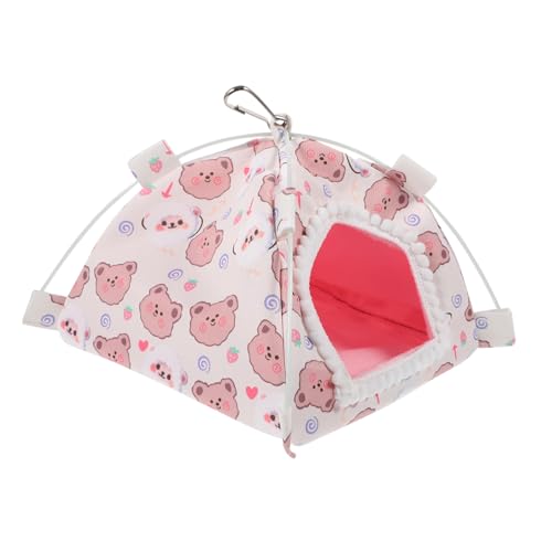 MAGICLULU Kleintiernest Hamsterbett Zelt Plüsch- Und Segeltuchkonstruktion Zum Ausruhen Und Spielen MAGICLULU Kleintiernest Hamsterbett Zelt Plüsch- Und Segeltuchkonstruktion Zum Ausruhen Und Spielen von MAGICLULU