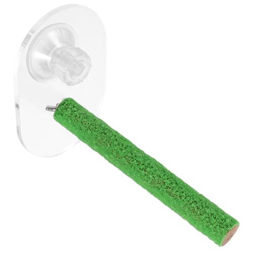 MAGICLULU Vogel Stehen saugnapf Halter vogelgitter Spielzeug für Sittiche Vogeleisenbahnstand Wolfsbarsch eine Armatur Papageienständer mit Saugnapf Bissfester Vogelständer Vogelregal MAGICLULU Vogel Stehen saugnapf Halter vogelgitter Spielzeug für Sittiche Vogeleisenbahnstand Wolfsbarsch eine Armatur Papageienständer mit Saugnapf Bissfester Vogelständer Vogelregal von MAGICLULU
