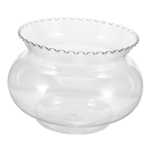 MAGICLULU kleines Fischbecken Fischglasständer Luftpflanzenhalter Hydroponische Vase Beta-Bowl Aquarium Terrarienschale Fischglasvase Desktop-Goldfischglas Beta-Tank Plastik Transparent MAGICLULU kleines Fischbecken Fischglasständer Luftpflanzenhalter Hydroponische Vase Beta-Bowl Aquarium Terrarienschale Fischglasvase Desktop-Goldfischglas Beta-Tank Plastik Transparent von MAGICLULU