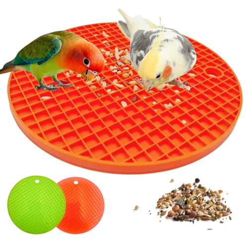 Vogelfutterspielzeug, Puzzle, langsame Futtermatten, verlängert die Fütterungszeit mit interaktivem Futterspielzeug, Anreicherungsspielzeug für Sittiche, Nymphensittiche, Graupapageien, Vogelfutterspielzeug, Puzzle, langsame Futtermatten, verlängert die Fütterungszeit mit interaktivem Futterspielzeug, Anreicherungsspielzeug für Sittiche, Nymphensittiche, Graupapageien, von MAGNEECH
