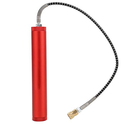 MAGT Luftpumpenfilter, Langlebiger Doppelöl-Wasser-Abscheider Hochdruck-Luftpumpen-Aktivkohlefilter mit Atemwegsschlauch(rot) von MAGT