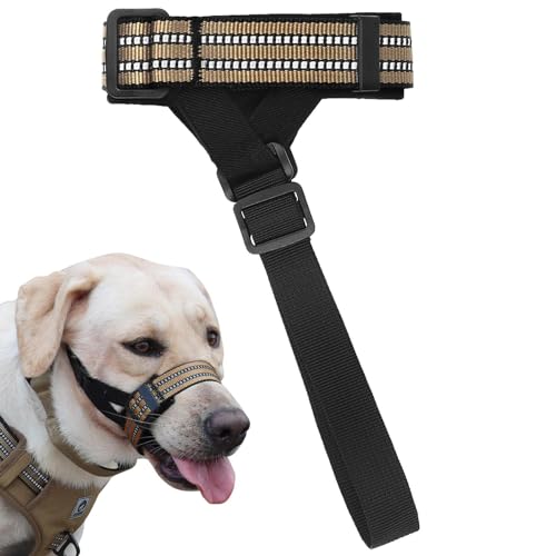 Maulkorbschutz für Hunde,Verstellbarer Hundemaulkorb mit reflektierendem Draht - Kleine und mittelgroße Hunde tragen sie zum Reisen, Fotografieren, Zuhause, Spazierengehen und Spielen Maidong Maulkorbschutz für Hunde,Verstellbarer Hundemaulkorb mit reflektierendem Draht - Kleine und mittelgroße Hunde tragen sie zum Reisen, Fotografieren, Zuhause, Spazierengehen und Spielen Maidong von MAIDONG