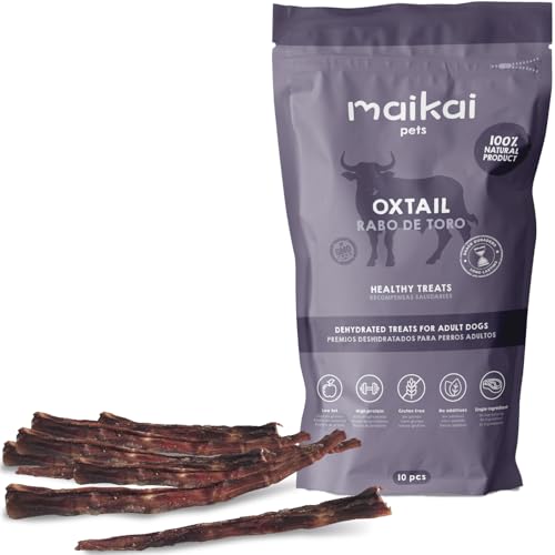 Ochsenschwanz für Hunde – Getrockneter Rinderschwanz Natürlicher Kauartikel + Hundekauknochen – Getreidefreies Hundeleckerli mit Langer Kaudauer – Hundesnacks Trockenfleisch + Gesund + Lecker | MAIKAI Ochsenschwanz für Hunde – Getrockneter Rinderschwanz Natürlicher Kauartikel + Hundekauknochen – Getreidefreies Hundeleckerli mit Langer Kaudauer – Hundesnacks Trockenfleisch + Gesund + Lecker | MAIKAI von MAIKAI