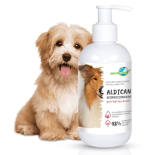 Aldivet Conditioner zur Wiederherstellung und Stärkung der Haut bei Hunden – alle Fellarten – tiefe Feuchtigkeit – Weichheit und Elastizität – gesund und glänzend – 250 ml Aldivet Conditioner zur Wiederherstellung und Stärkung der Haut bei Hunden – alle Fellarten – tiefe Feuchtigkeit – Weichheit und Elastizität – gesund und glänzend – 250 ml von MAISCOTAZ