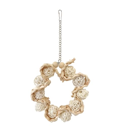 Birdcages Swing Bird Toy Birdcages Hangable Cornhusk Barch Toy Cage Decors Wellensittich Chewable Toy Aras Picking Toy Bird Hangable Toy Birdcages Swing Bird Toy Birdcages Hangable Cornhusk Barch Toy Cage Decors Wellensittich Chewable Toy Aras Picking Toy Bird Hangable Toy von MALSSE
