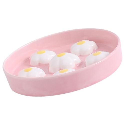 Handbemalter Slow Feeder Keramikschale Glatte Runde Schüssel Kreative Slow Feed Bowl Katzen Slow Feeder Keramik Handbemalter Slow Feeder Keramikschale Glatte Runde Schüssel Kreative Slow Feed Bowl Katzen Slow Feeder Keramik von MALSSE