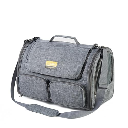 Haustier-Reisetasche, Haustier-Tragetasche, für Hunde, Outdoor, große weiche Schultern, große Kapazität, Katzentragetasche, weich von MALSSE
