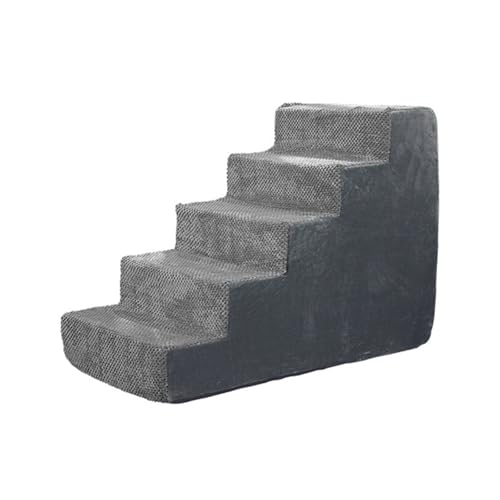 Haustiertreppe mit 3 Ebenen, Treppensteigen, Treppenstufen, Intelligenz-Training, vielseitige Hunderampe für kleine Rassen, Hundetreppe von MALSSE