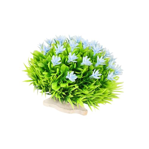 Künstliche Blume, Gras, Aquarien, Ornament, leicht zu reinigen und zu pflegen, für verschiedene Größen, Aquarien, Dekoration von MALSSE