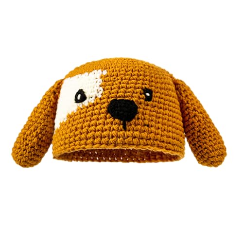 Lustige Hundemütze, Hundeohren, Wintermütze, Acrylgewebe, elastische Kopfbedeckung für Outdoor-Aktivitäten Lustige Hundemütze, Hundeohren, Wintermütze, Acrylgewebe, elastische Kopfbedeckung für Outdoor-Aktivitäten von MALSSE