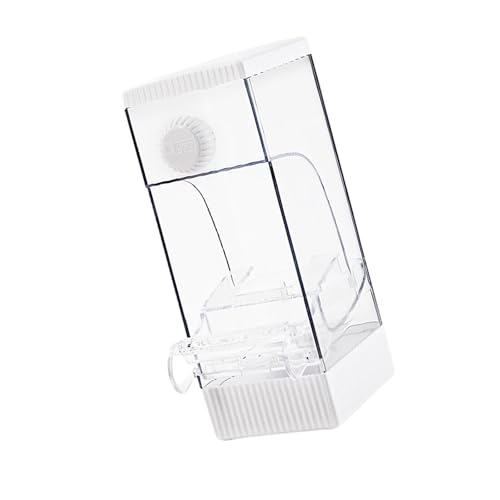 MALSSE Clear Bird Feeder Automatischer Vogelfutterspender Hausform Vogelfutter Futterstation Vogelfutterstation von MALSSE