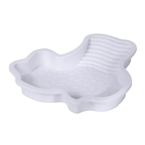 MALSSE Extra breite Schale, Einweichwanne, sicheres ABS-Design, zwei Umgebungen für Teilwasserarten, Reptilien, Wasserschale von MALSSE