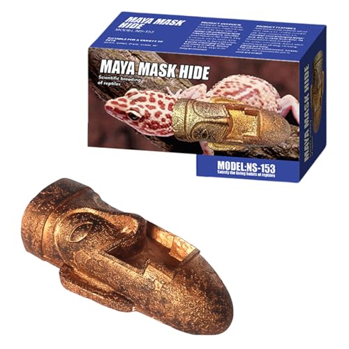 MALSSE Harze Reptilien verstecken Leoparden Verstecke Bartagamen-Unterschlupf Schildkröten für Schlange und Terrarien Dekoration Realistische Lebensraumdekoration MALSSE Harze Reptilien verstecken Leoparden Verstecke Bartagamen-Unterschlupf Schildkröten für Schlange und Terrarien Dekoration Realistische Lebensraumdekoration von MALSSE