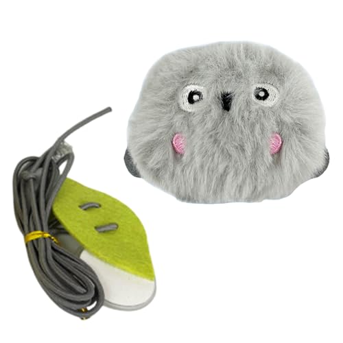 MALSSE Indoor Cats Entertainment Quietschendes Vogelspielzeug mit Simulation Tiergeräusch für Indoor Langeweile Katzen Hängbares Jagdspielzeug Plüsch-Sound für Outdoor-Spielen von MALSSE