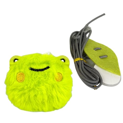 MALSSE Indoor Cats Entertainment Quietschendes Vogelspielzeug mit Simulation Tiergeräusch für Indoor Langeweile Katzen Hängbares Jagdspielzeug Plüsch-Sound für Outdoor-Spielen von MALSSE