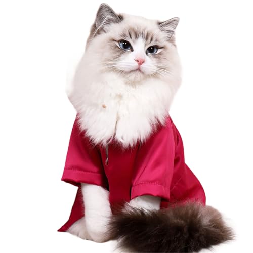 MALSSE Katzenbekleidung, seidiges Gefühl, für drinnen und draußen, Kleidung, Sweatshirt, Outfit, Bekleidung, Spazierengehen, Camping MALSSE Katzenbekleidung, seidiges Gefühl, für drinnen und draußen, Kleidung, Sweatshirt, Outfit, Bekleidung, Spazierengehen, Camping von MALSSE