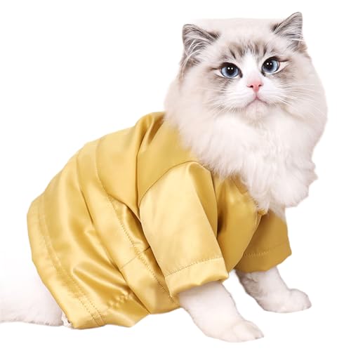 MALSSE Katzenbekleidung, seidiges Gefühl, für drinnen und draußen, Kleidung, Sweatshirt, Outfit, Bekleidung, Spazierengehen, Camping von MALSSE