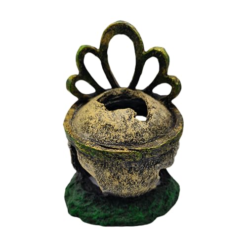 MALSSE Totenkopf-Dekoration für Aquarien, modische Aquarien, Schildkröten, Verstecke, Höhle für Schlange und Terrarien, Dekoration, personalisierbar, Aquascaping-Ornamente MALSSE Totenkopf-Dekoration für Aquarien, modische Aquarien, Schildkröten, Verstecke, Höhle für Schlange und Terrarien, Dekoration, personalisierbar, Aquascaping-Ornamente von MALSSE