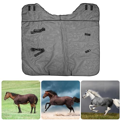 Sun Protections Pferdedecke Fliegendecke mit Schnalle, atmungsaktive Netze, verstellbar, Sonnenschutz von MALSSE