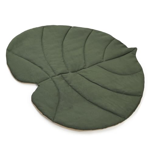 Wendbares Bett, weich, groß, Haustierkissen, Blattförmiges Bett für heiße Jahreszeit, Schlafkissen, Matte, Polyester, Katzen von MALSSE