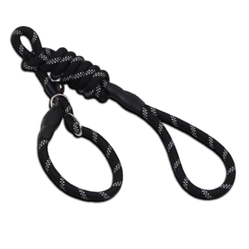MANA OHANA TREATS 1,5 m reflektierende Hundeleine aus Nylon, kein Ziehen, Trainingsleine, Schwarz MANA OHANA TREATS 1,5 m reflektierende Hundeleine aus Nylon, kein Ziehen, Trainingsleine, Schwarz von MANA OHANA TREATS