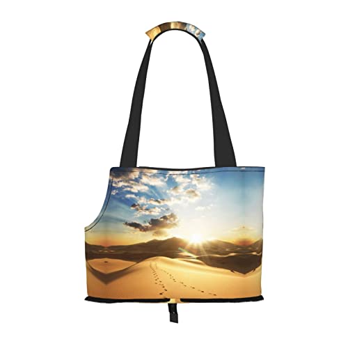 Golden Desert Hundetragetasche, leicht, vielseitig, tragbar, weich, Tier, bequeme Taschen für kleine Haustiere von MANLUU