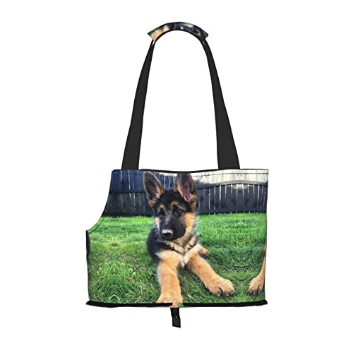 Hundetragetasche, Motiv: Deutscher Schäferhund, bedruckt, leicht, vielseitig, tragbar, weich, Tier, bequeme Taschen für kleine Haustiere Hundetragetasche, Motiv: Deutscher Schäferhund, bedruckt, leicht, vielseitig, tragbar, weich, Tier, bequeme Taschen für kleine Haustiere von MANLUU
