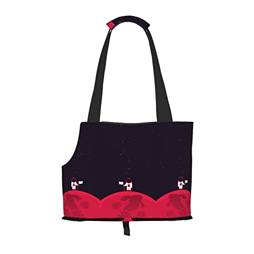 Hundetragetasche, niedlicher Astronauten-Druck, leicht, vielseitig einsetzbar, tragbar, weich, Tier, bequeme Taschen für kleine Haustiere Hundetragetasche, niedlicher Astronauten-Druck, leicht, vielseitig einsetzbar, tragbar, weich, Tier, bequeme Taschen für kleine Haustiere von MANLUU