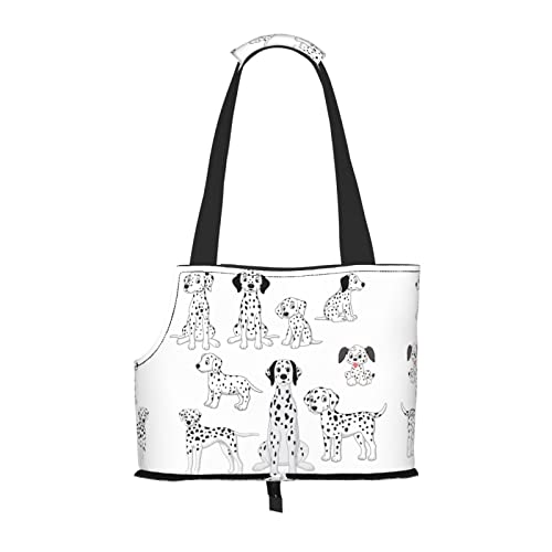 Hundetragetasche, niedlicher Dalmatiner-Druck, leicht, vielseitig, tragbar, weich, Tier, bequeme Taschen für kleine Haustiere Hundetragetasche, niedlicher Dalmatiner-Druck, leicht, vielseitig, tragbar, weich, Tier, bequeme Taschen für kleine Haustiere von MANLUU
