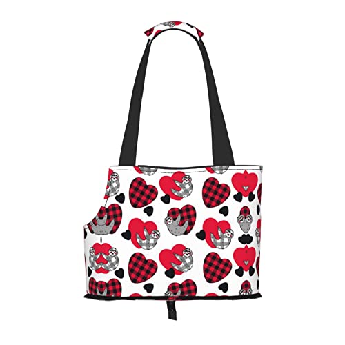 Hundetragetasche, niedliches Faultier-Motiv, leicht, vielseitig, tragbar, weich, Tier, bequeme Taschen für kleine Haustiere Hundetragetasche, niedliches Faultier-Motiv, leicht, vielseitig, tragbar, weich, Tier, bequeme Taschen für kleine Haustiere von MANLUU