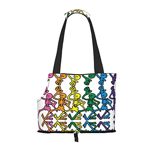 Hundetragetasche mit tanzendem Skelett-Clip, leicht, vielseitig, tragbar, weich, Tier, bequeme Taschen für kleine Haustiere Hundetragetasche mit tanzendem Skelett-Clip, leicht, vielseitig, tragbar, weich, Tier, bequeme Taschen für kleine Haustiere von MANLUU