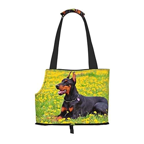 Lustige Hundetragetasche, bedruckt, leicht, vielseitig einsetzbar, tragbar, weich, Tier, bequeme Taschen für kleine Haustiere von MANLUU
