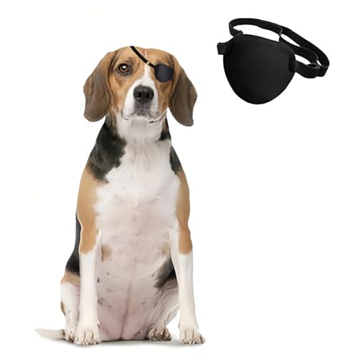 MANON ROSA Hundeaugenklappe Pirat – Einzelne Augenklappe Augenabdeckung für kleine, mittelgroße und große Hunde Katzen mit Augenverletzungen und Wunden (klein) MANON ROSA Hundeaugenklappe Pirat – Einzelne Augenklappe Augenabdeckung für kleine, mittelgroße und große Hunde Katzen mit Augenverletzungen und Wunden (klein) von MANON ROSA