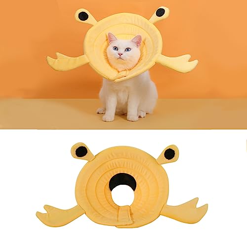 MANON ROSA Katzenkegel-E-Halsband: weich nach Operationen, elisabethanisches Halsband, verstellbar, niedliches Tierdesign für Hunde, Katzen, Welpen, Kätzchen, Kaninchen, Kaninchen, verhindert Lecken von MANON ROSA