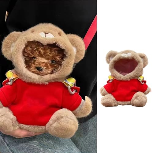MANON ROSA Tragetasche für Welpen, niedlich, freihändig, tragbar, für Haustiere bis zu 1,4 kg, für extra kleine Chihuahuas, Zwergspitz, Teetasse, Hunde, Kätzchen, Katzen, für den Außenbereich (klein, MANON ROSA Tragetasche für Welpen, niedlich, freihändig, tragbar, für Haustiere bis zu 1,4 kg, für extra kleine Chihuahuas, Zwergspitz, Teetasse, Hunde, Kätzchen, Katzen, für den Außenbereich (klein, von MANON ROSA