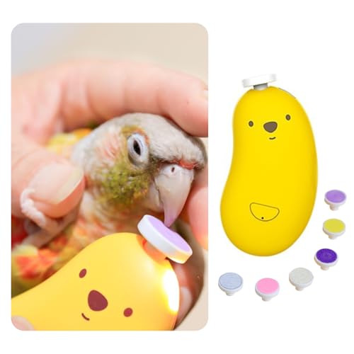 MANON ROSA Vogelnagelschleifer, Vogelschnabelschleifer, sicheres und leises Vogelnagelpflegewerkzeug, komplettes Pflegeset für Papageien, Kanarienvögel und Nymphensittiche, Premium-Schnabelwartung MANON ROSA Vogelnagelschleifer, Vogelschnabelschleifer, sicheres und leises Vogelnagelpflegewerkzeug, komplettes Pflegeset für Papageien, Kanarienvögel und Nymphensittiche, Premium-Schnabelwartung von MANON ROSA