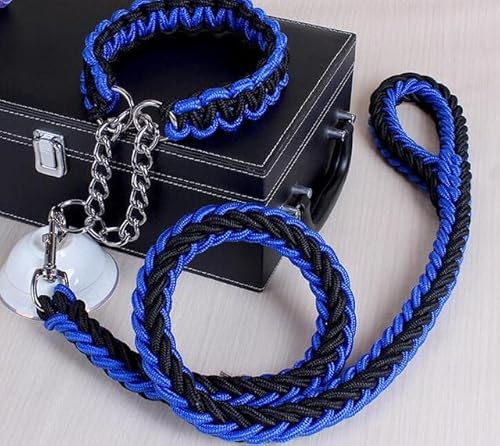 Doppelsträngiges Seil Große Hundeleinen Metall P-Kettenschnalle Nationale Farbe Haustier Zugseil Halsband Set Für Große Hunde 1,2 m Länge Doppelsträngiges Seil Große Hundeleinen Metall P-Kettenschnalle Nationale Farbe Haustier Zugseil Halsband Set Für Große Hunde 1,2 m Länge von MANTOU