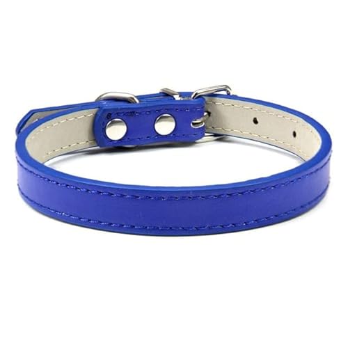 MANTOU Süßes Bonbonfarbenes Haustier-Halsband, langlebiges PU-Leder, Katzenhalsband, Hundehalsbänder, Sicherheitsschnalle, Verstellbarer Hundehalsring, Heimtierbedarf von MANTOU