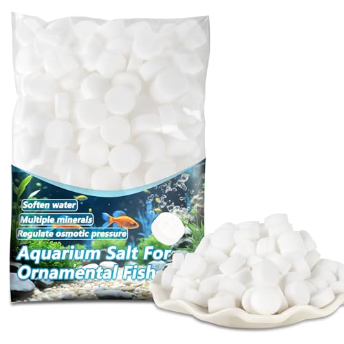 MAQIHAN 150 Tabletten Aquariumsalz - Aquariumsalz Süßwasser für Süßwassertank Koiteichsalz für Koifische, Goldfische, Guppies, Mollies, Scats, Monos MAQIHAN 150 Tabletten Aquariumsalz - Aquariumsalz Süßwasser für Süßwassertank Koiteichsalz für Koifische, Goldfische, Guppies, Mollies, Scats, Monos von MAQIHAN