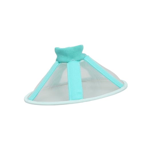 Elisabethanisches Halsband für Haustiere, nach chirurgischen Wunden, Schutz, weich, bequem, Netzkegel, verstellbares Nackenband, Lecken, Katzen, Genesungshalsband von MARCBUSE