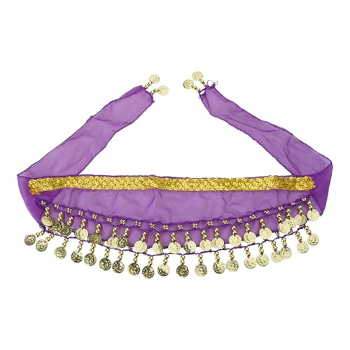 Funkelnder Pailletten-Bauchtanzrock, Bauchtanz-Kostüm, kleiner Hüftschal, Tanzkleidung, Haustierzubehör, Festival-Kostüm, Taillenzubehör von MARCBUSE