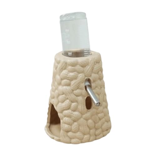 Große Kapazität Haustier Trinkbrunnen für Käfige, auslaufsicher, automatischer hängender Wasserspender 60ml/80ml/125ml Keramik Nagetiere Wasserflasche mit Erdnussform Große Kapazität Haustier Trinkbrunnen für Käfige, auslaufsicher, automatischer hängender Wasserspender 60ml/80ml/125ml Keramik Nagetiere Wasserflasche mit Erdnussform von MARCBUSE