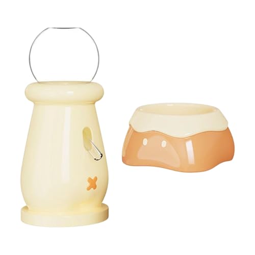 Kleintier-Futternapf-Set, Keramikschale und Vakuum-Wasserspender für Hamster, Rennmäuse, Käfig, Futterzubehör, Kleintier-Futterstation Kleintier-Futternapf-Set, Keramikschale und Vakuum-Wasserspender für Hamster, Rennmäuse, Käfig, Futterzubehör, Kleintier-Futterstation von MARCBUSE