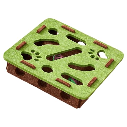 MARCBUSE Filz Katzen Anreicherung Puzzle Box Teaser Spielzeug für Indoor Spielen fördert und reduziert Langeweile Unterhaltung Geschenk Filz Katzen Spielzeug MARCBUSE Filz Katzen Anreicherung Puzzle Box Teaser Spielzeug für Indoor Spielen fördert und reduziert Langeweile Unterhaltung Geschenk Filz Katzen Spielzeug von MARCBUSE