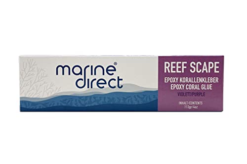 MARINE DIRECT Reef Scape Violett 2K Epoxidharz Kleber 115g - Korallenkleber für Meerwasseraquarien & Aquascaping von Marine Direct