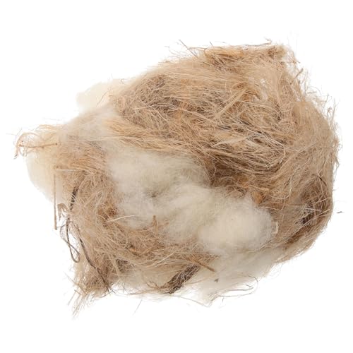 MARMERDO 1 Packung Einstreu für Vogelnester Kokosfaser für Nistmaterial für Finken Baumwoll putztuch baumwolltücher Werkzeuge zum Nisten von Vögeln Nistmaterialien für Vögel der Vogel Bast von MARMERDO