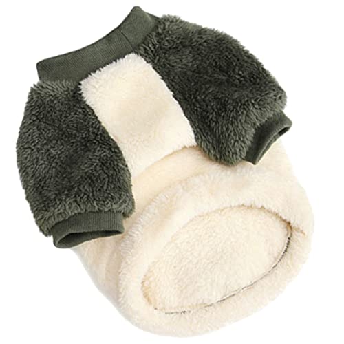 MARMERDO 1stk Kleidung Für Haustiere Modekleidung Hunde Thermojacke Kleidung Für Haustierkostüme Warmes Welpenoutfit Flauschiger Hund Pyjama Für Welpen Jacke Mit Hut Weihnachten Polarfleece von MARMERDO