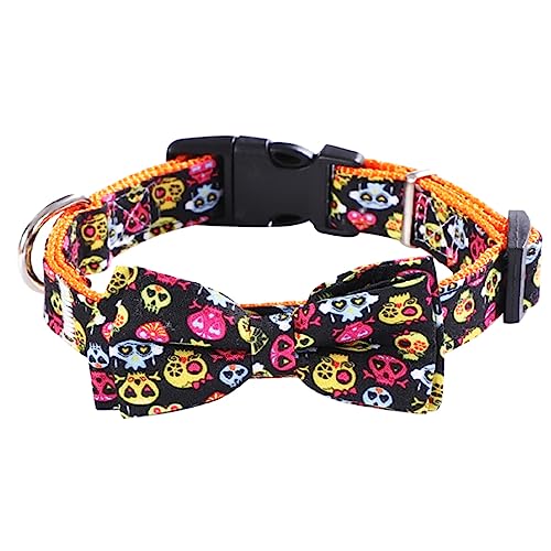 MARMERDO 1stk Haustierhalsband Verstellbares Hundehalsband Abbrechbarer Kragen Hundehalsband Für Kleine Hunde Hundehalsband Fliege Halloween-hundedreieck-lätzchen Stoff Kätzchen Halskette von MARMERDO