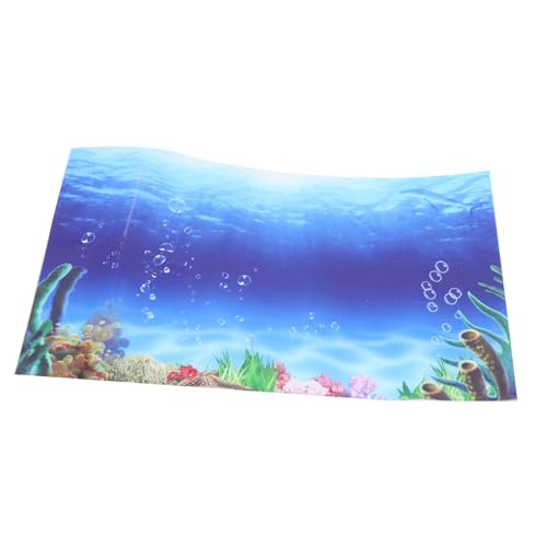 MARMERDO Aquarium-Hintergrundaufkleber Aquarium haftet Aquarium-Landschaftsbau-Requisite Matte deko Aufkleber für Aquarien Requisite für die Aquarienlandschaft Applikationen Requisiten PVC von MARMERDO